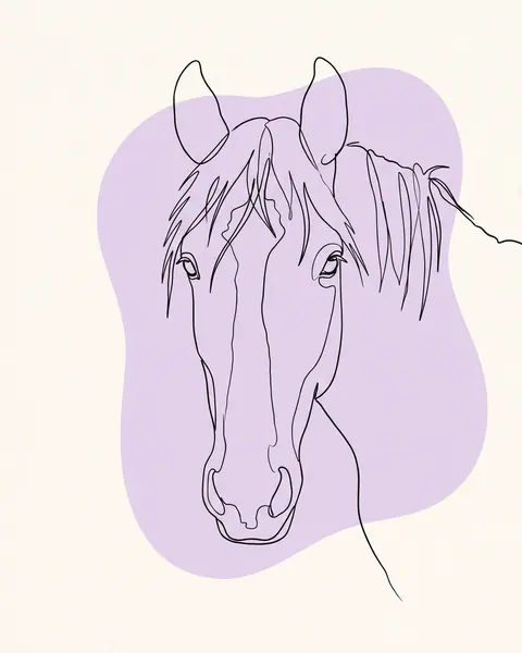 Example: a pet in the Line Art style