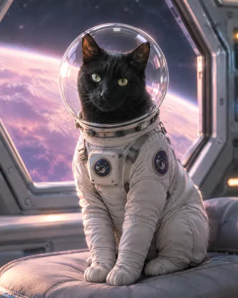 Example: a pet in the Astronaut style